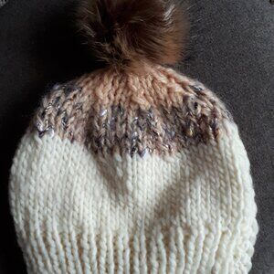 Hand knitted hat